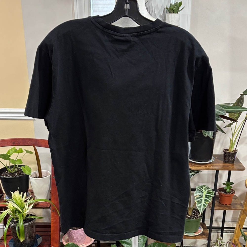 Basquiat Black Graphic T Shirt with Dinosaur and Crown size XS - Picture 3 of 4